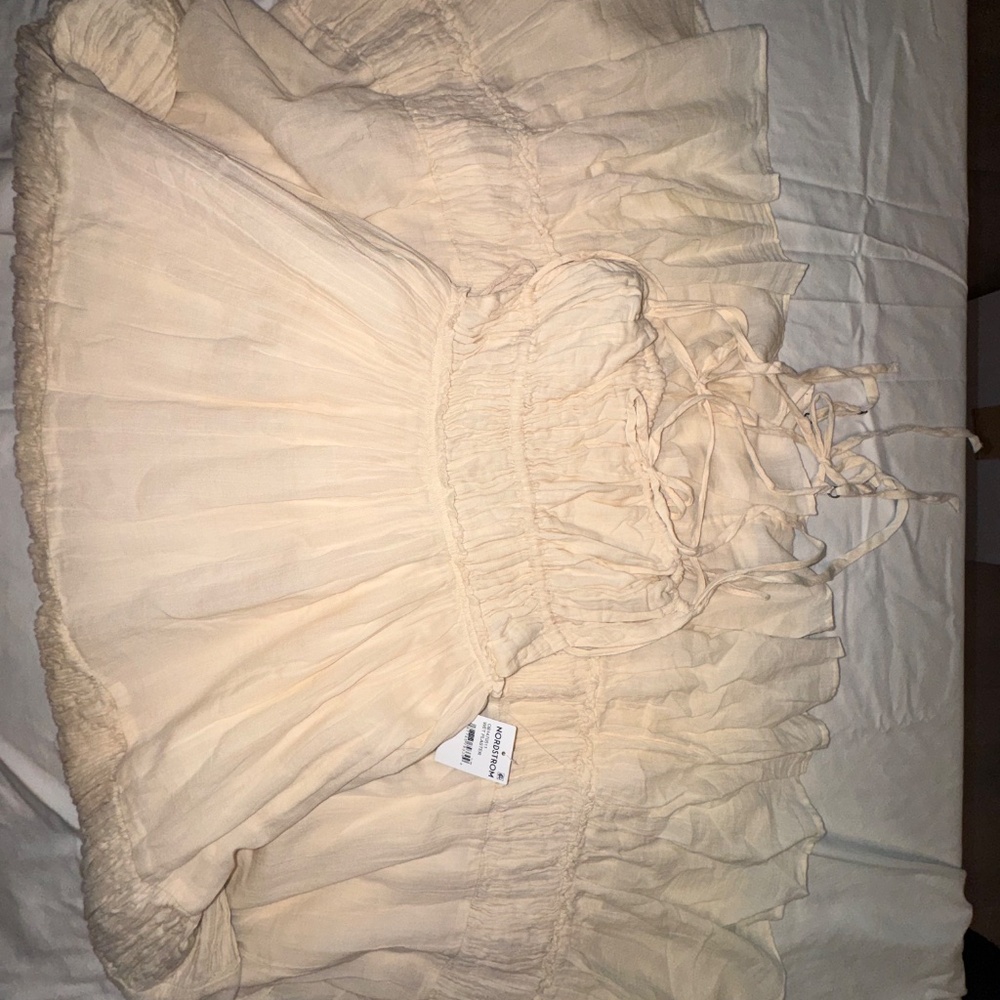 Free People Taking Sides Tiered Cotton Maxi Dress - Picture 5 of 5